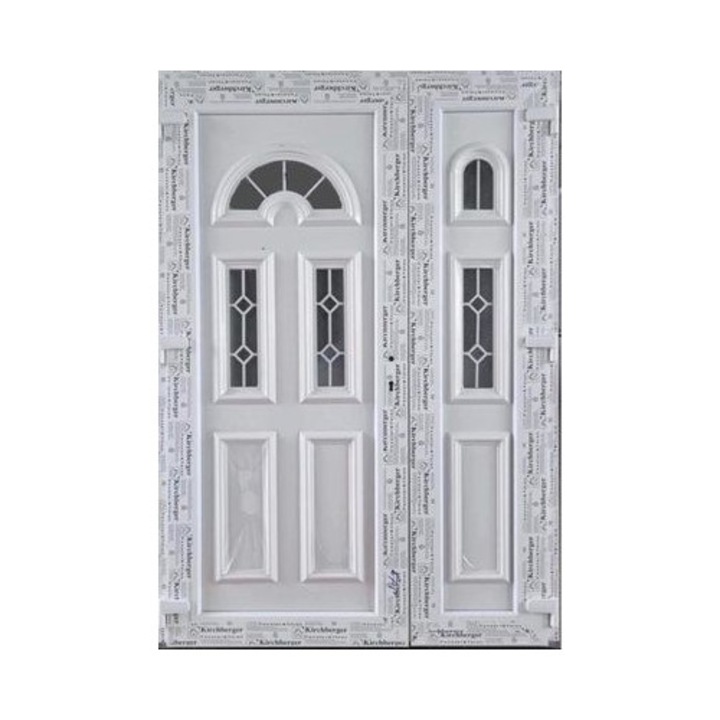 Usa dubla Karo mini white 150x200 - Alb