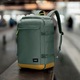 Антикражбена кабинна раница Pacsafe Go 44 л с RFID и заключване – зелена