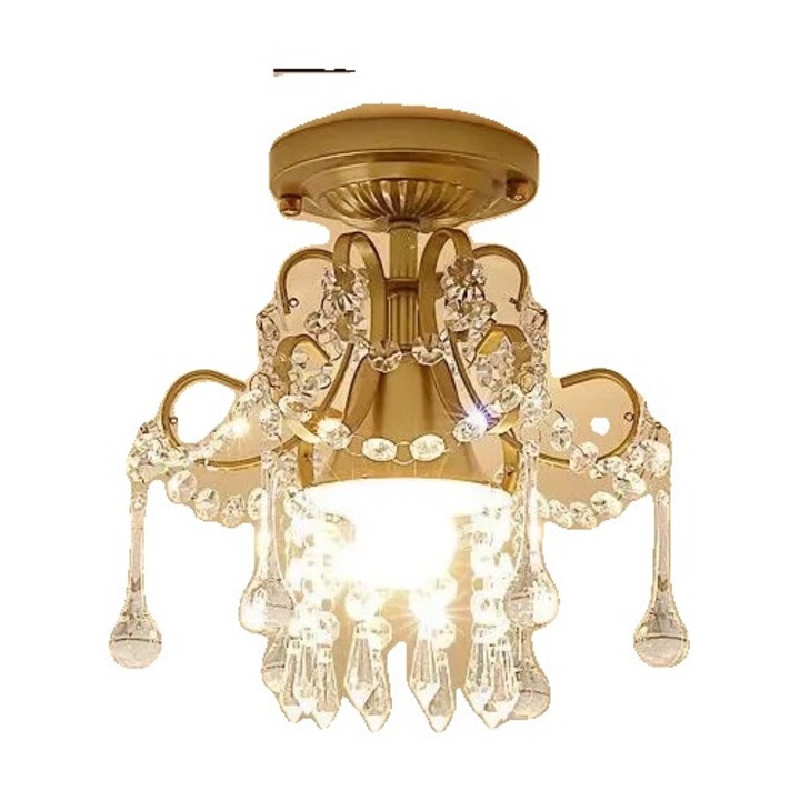 Модерен полилей, LED осветление, 3 цветови температури, монтаж на таван, желязо