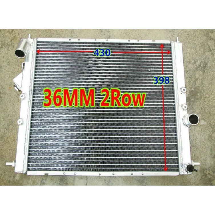 36mm Radiator Radiator auto, 36MM, aluminiu aliaj, pentru Renault Lutecia Clio 16S ...