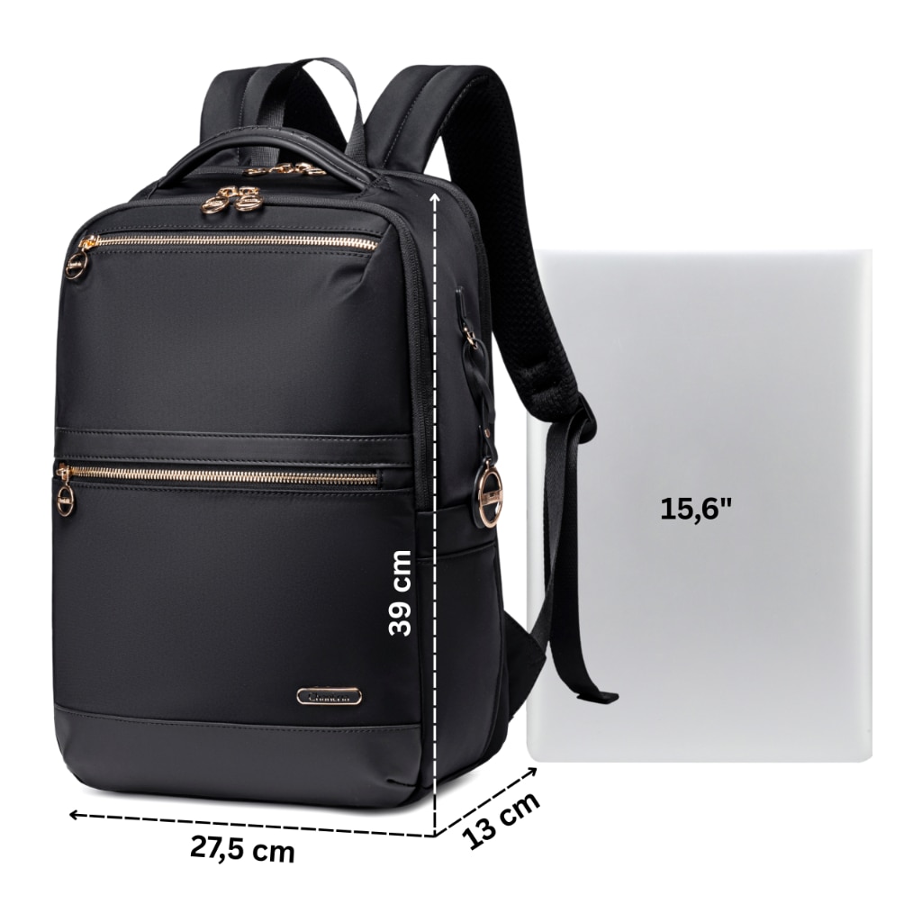 Rucsac dama Chantria casual 14 L negru