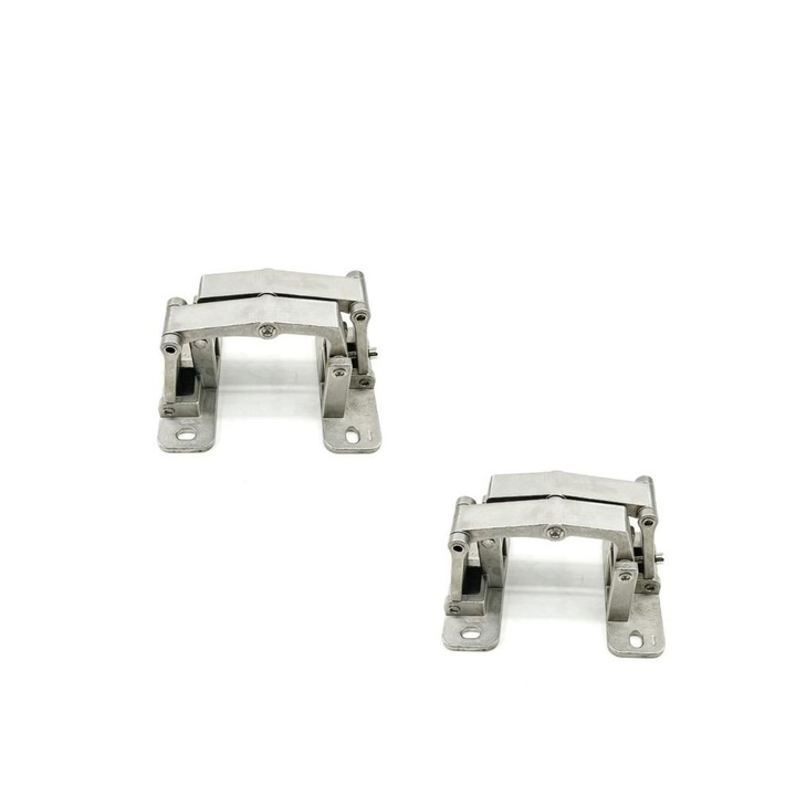 Set balamale ascunse, mobile, din otel inoxidabil 304, capacitate 300 kg pentru usi grele, usi de piatra