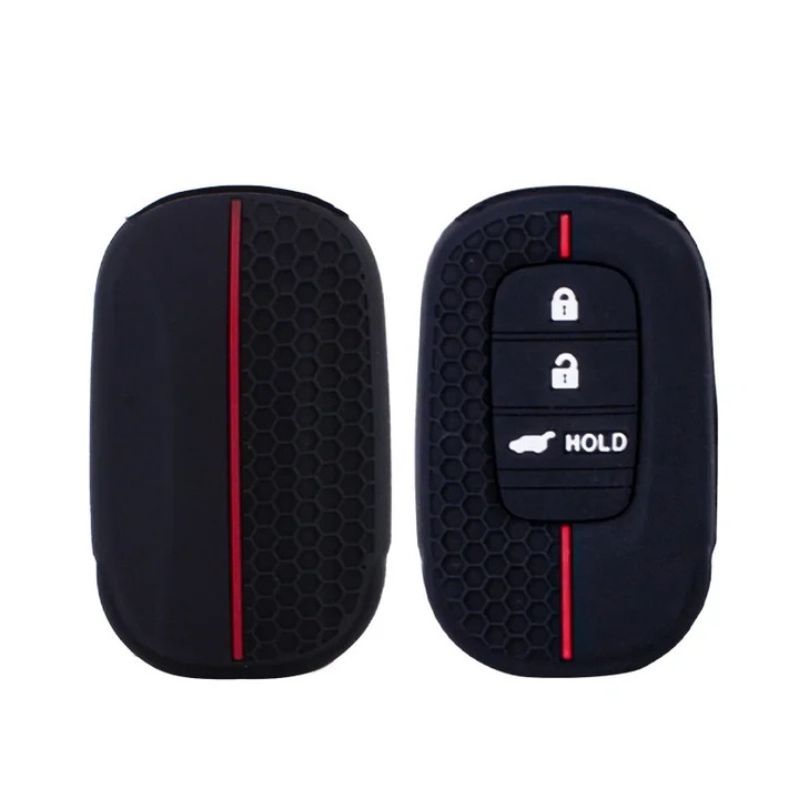 Husa pentru cheie auto, silicon, pentru Honda Civic 11th Gen VE-1 Accord 2021 2022 Accord Vezel, negru