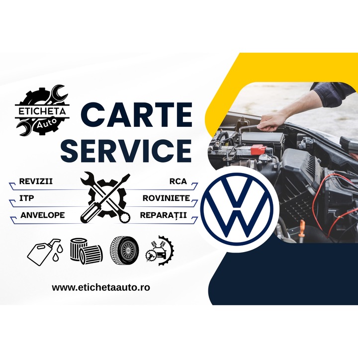 Carte Service Auto Volkswagen – Revizii, RCA, ITP, Rovinieta, Anvelope- Reparatii Intr-un Singur Loc