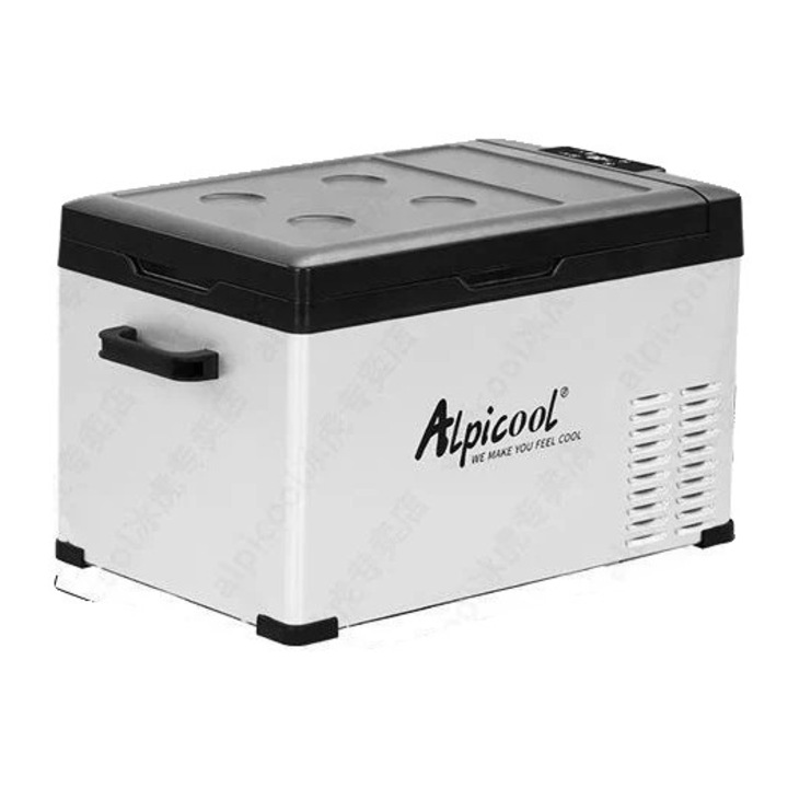 Frigider auto portabil C30 - 30L, control versatil al temperaturii, 65x36x35cm, plastic si metal