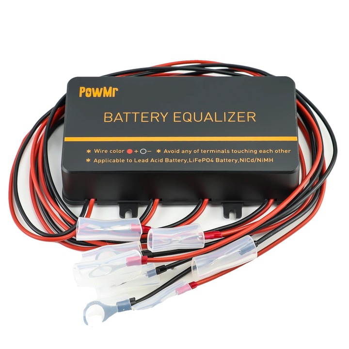 Echilibrator de baterie 48V PowMr, compatibil cu sisteme de 24V si 48V, dimensiuni standard