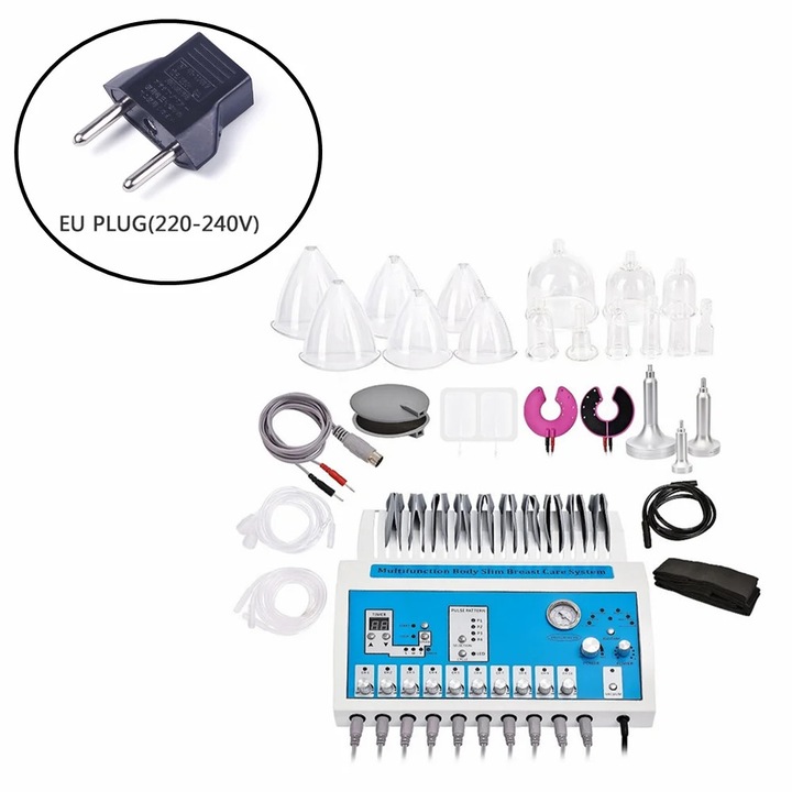 Aparat de masaj, model de vacuum, formare corporala, rejuvenare a pielii, alimentare electrica, EU