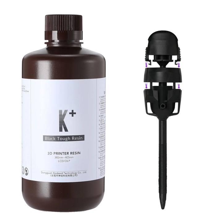 Rasina 3D KPLUS-1000G, fokozott ellenállás, méretpontosság, fekete, 1000g