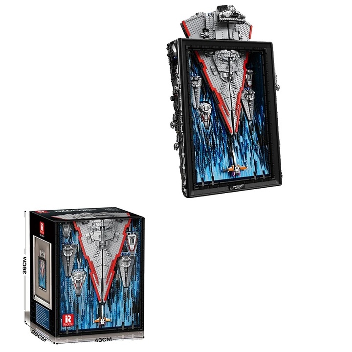 Строителен комплект, 5964 части, Reobrix, многоцветен, с кутия