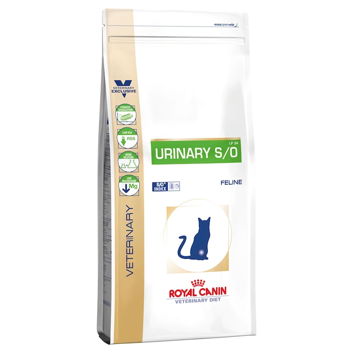 Hrana dietetica pentru pisici Royal Canin VD, Urinary S/O, 7kg