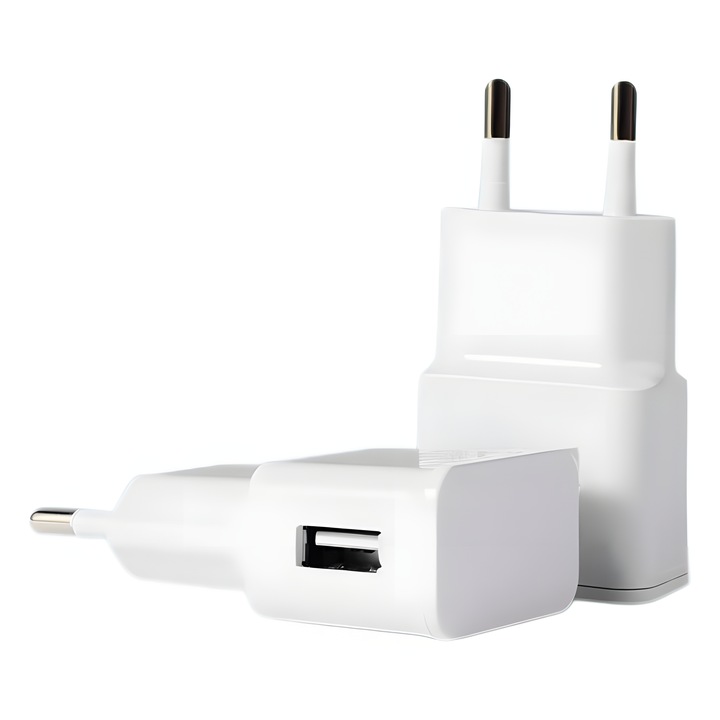 Зарядно устройство ChargeProX, 5V 2A, USB-A, бяло