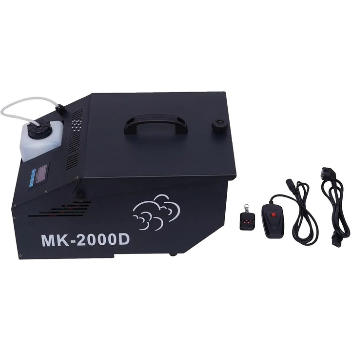 Masina de fum, 1200W, 5000 CFM, rezervor 0.5L, dimensiuni 32x47.5x25cm