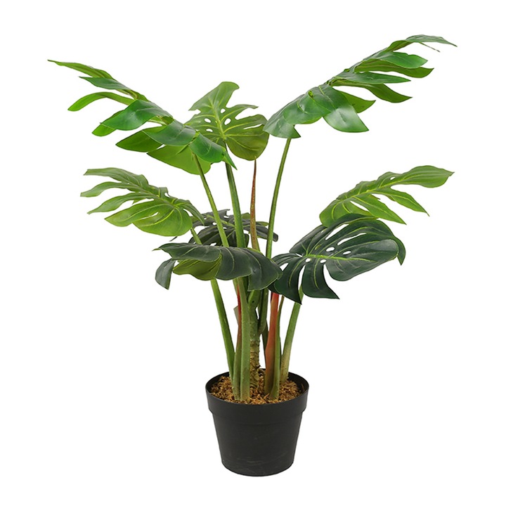Planta artificiala Monstera Deliciosa 55X55X80