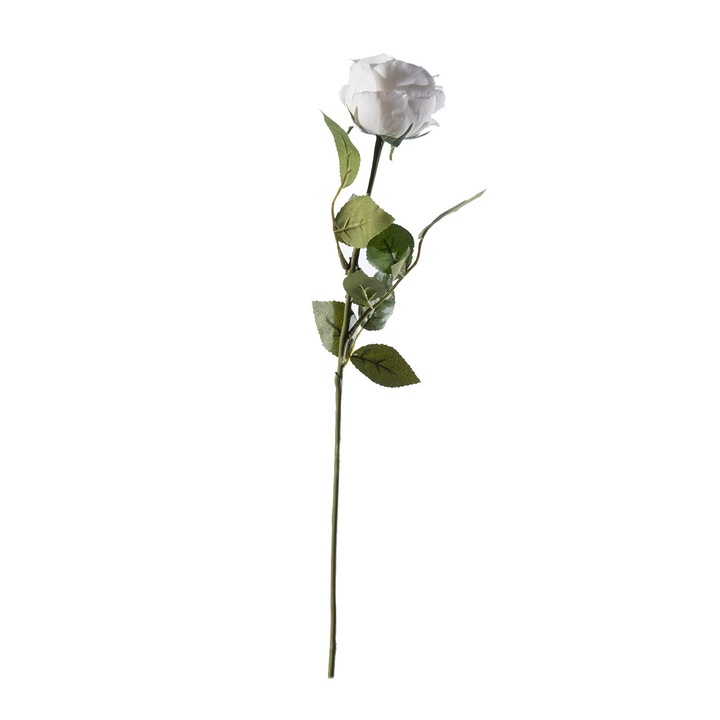 Planta artificiala Rose Garden White 57cm