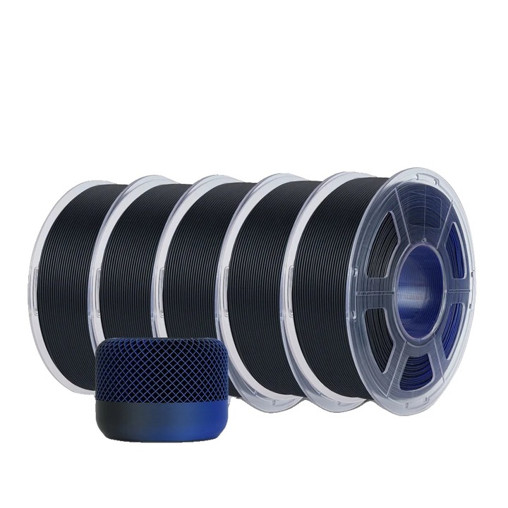 Filament 3D, Matt, 5 tekercs, 1.75mm, 1.1kg/tekercs