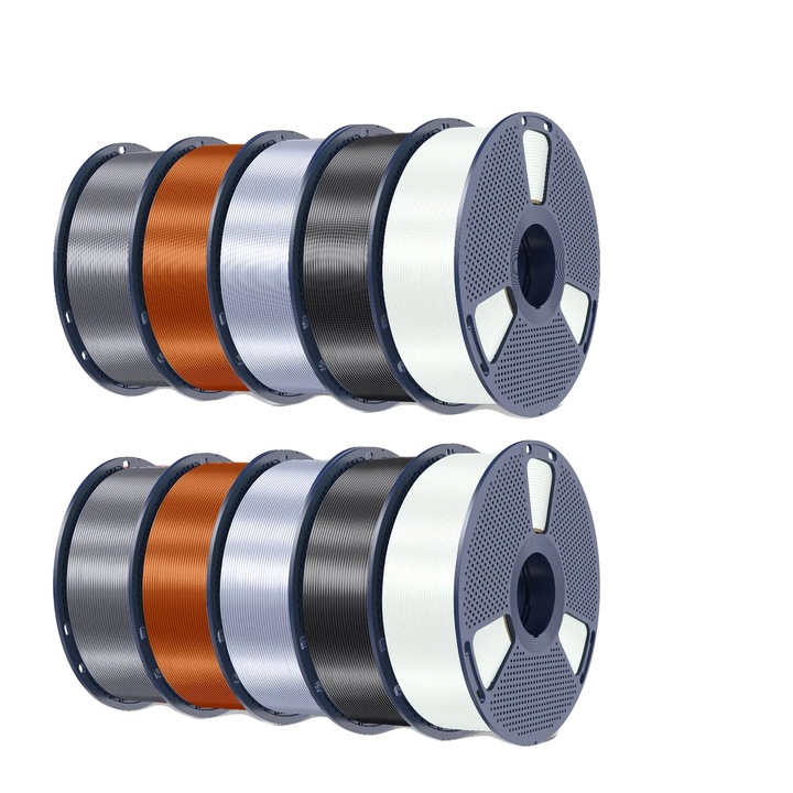 Filament 3D, biológiailag lebomló anyag, sima felület, 1.75mm, 330m, többszínű