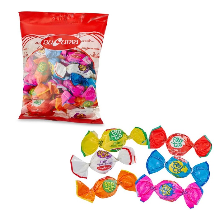 Caramele Bucuria Frutic Asorti 1/190 gr