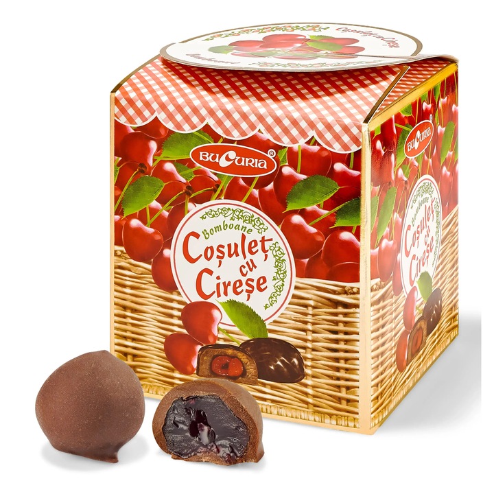 Bomboane Bucuria Cosulet cu Cirese 1/200 gr