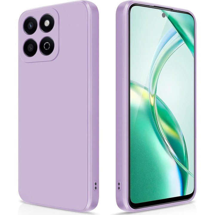 Калъф Soft Touch, тънък, ALC Mobile, противоударен, съвместим с Honor 200 Smart, лилав Tpu