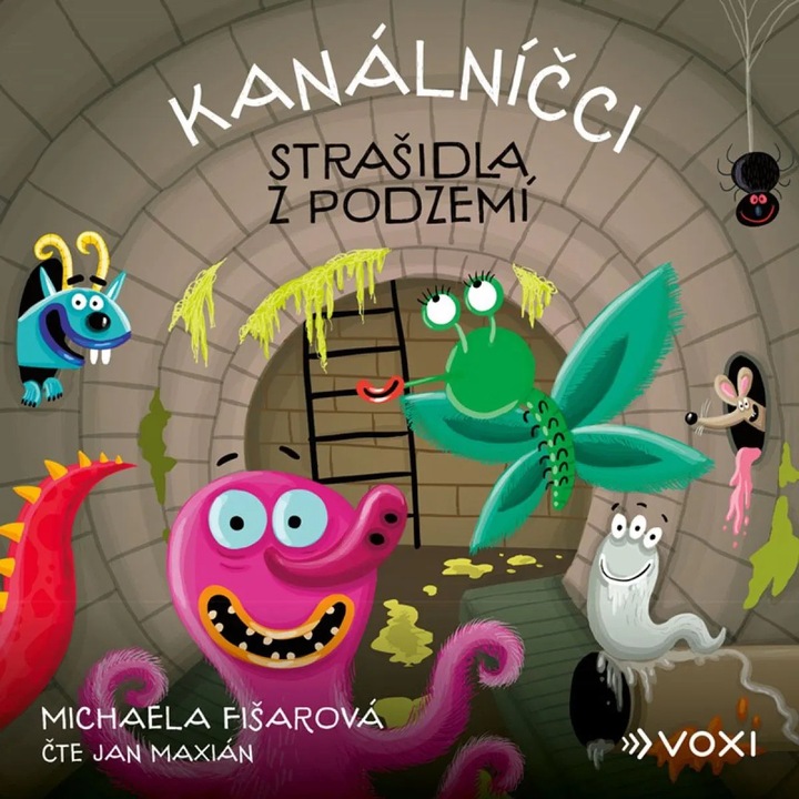 Kanalnicci: Strasidla z podzemi, Fisarova Michaela - Maxian Jan, 2023, CD (MP3)