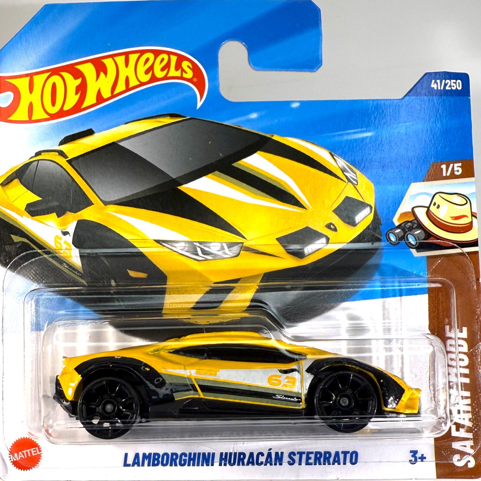 ホットウィール スーパートレジャーハント LAMBORGHINI HURACAN Masinuta Metalica Hot Wheels Lamborghini Huracan Sterrato Galben