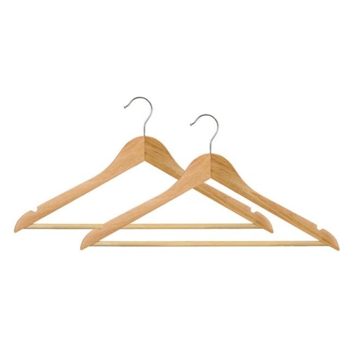 Umerase din Lemn de Culoare Naturala 44.5cm 2 Bucati