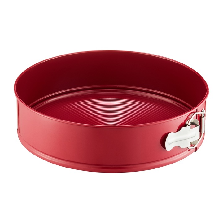 Forma tort Ambition Noel, 24cm, baza detasabila, invelis non-stick, rosu