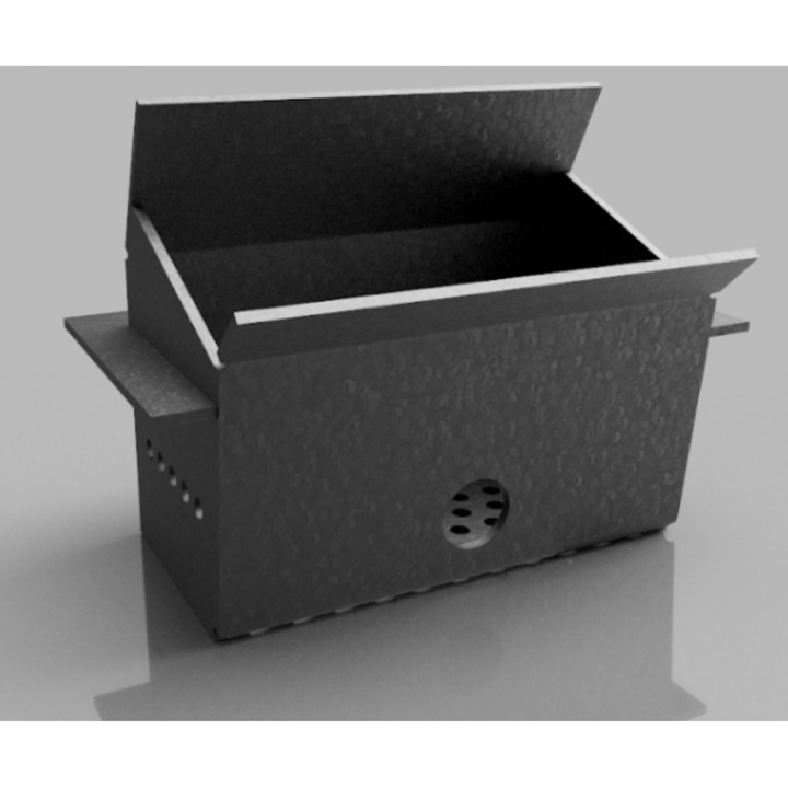 Creuzet centrala (focar) otel centrale/termoseminee pe peleti, intre 18KW si 40KW - Fornello, Koph, Sonotec, 18.5x 11x 13.5 cm, 18kw-30kw