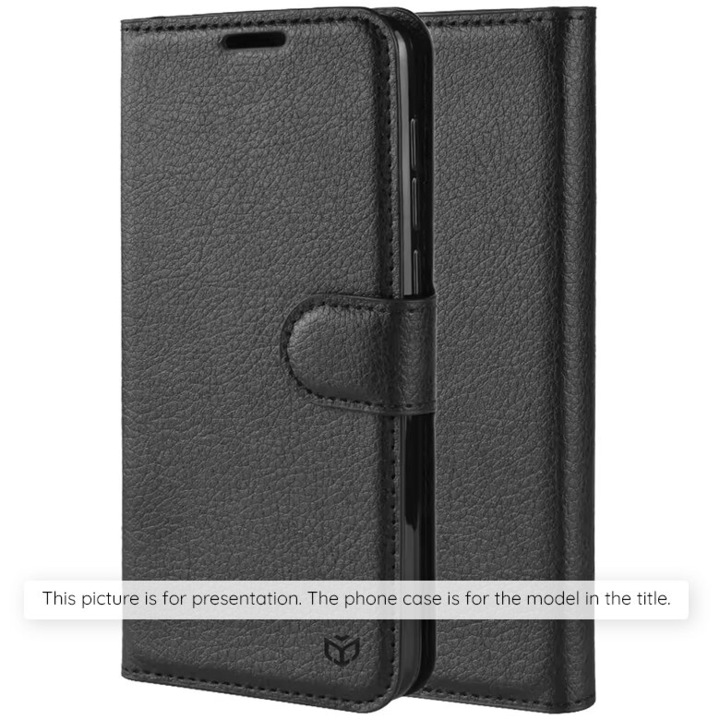 Husa pentru Samsung Galaxy S25 FE - Techsuit Leather Folio - Black