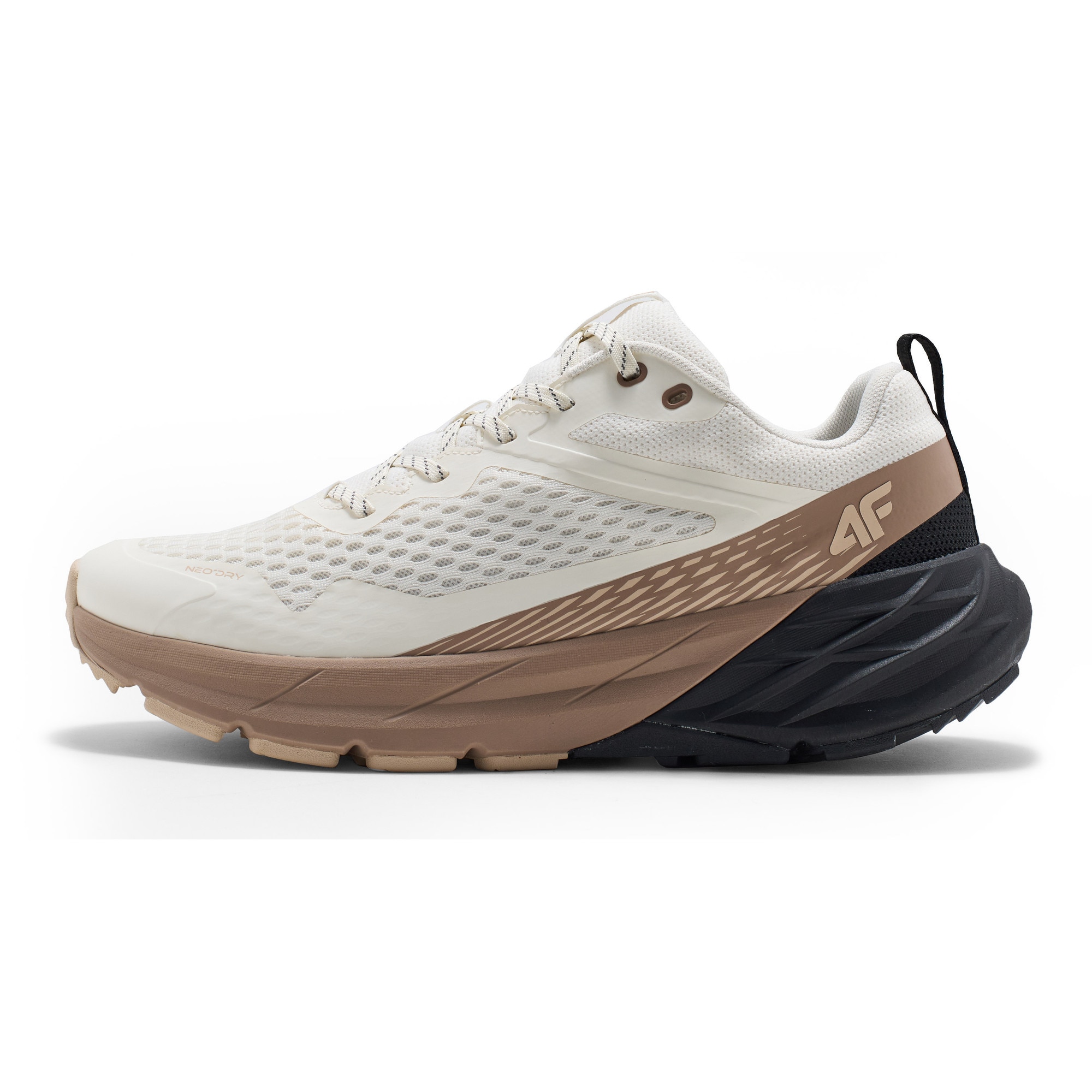 Adidasi sport barbati 4F Speed Hiker impermeabile, bej, sireturi