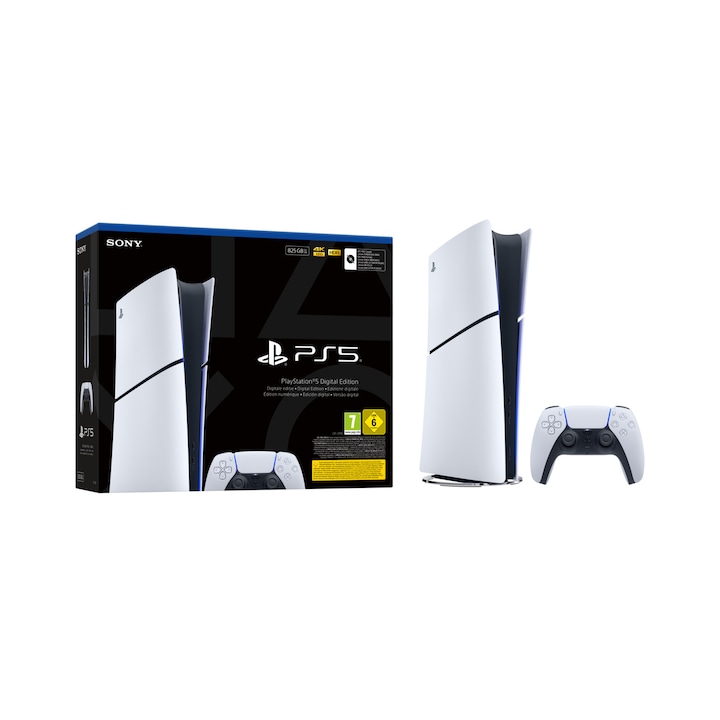 Consola PlayStation 5 Digital Edition 825GB, E-Chassis, White