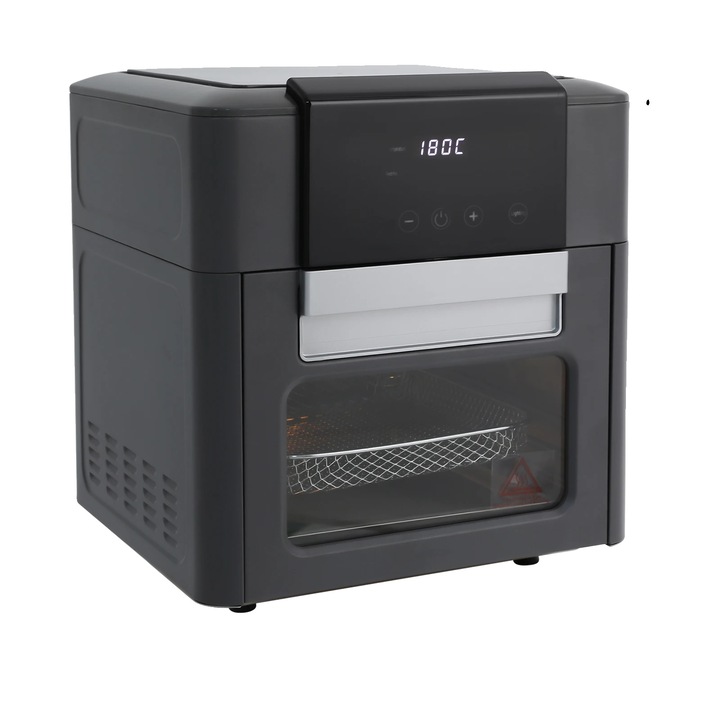 Friteuza 4L, Sponge, 1000W, alb-negru, dimensiuni 30x24.5cm
