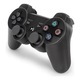 Set Controller wireless x 2, DUALSHOCK, compatibil PS3, vibratii intense, Negru, LuckyLu®