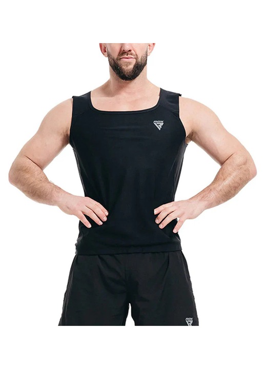 Izzasztó mellény RDX M1, cipzár nélküli, REACH OEKO TEX 100 tanúsítvánnyal, fekete, 2XL