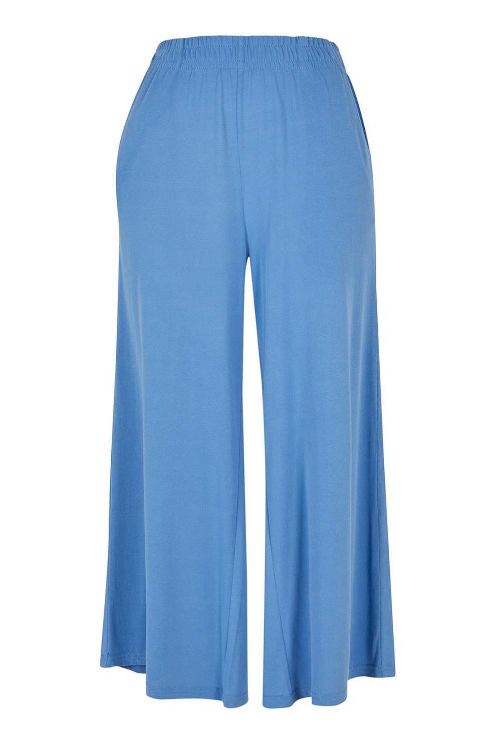 Urban Classics, Pantaloni din amestec de modal cu croiala ampla, Albastru azur, XL