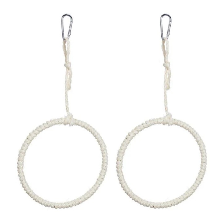 2 db madárhintagyűrű készlet, B2X, 17,5x17cm, természetes tengeri alga