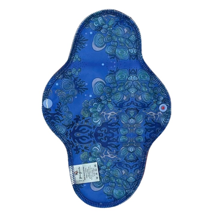 Абсорбираща дамска превръзка от плат, размер L, REEF