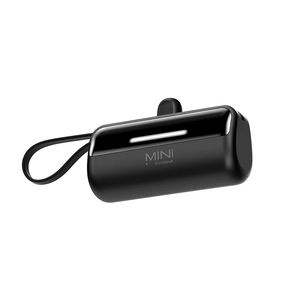 PowerBank 5000 mAh mini incarcare rapida bidirectionala PD20W si afisaj LED, care poate fi folosita si ca suport pentru telefon