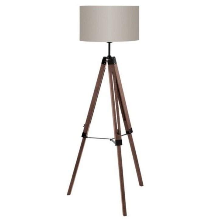 EGLO, 44115, LANTADA, állólámpa, E27, 1X60W, IP20, tópszín (szürkésbarna)