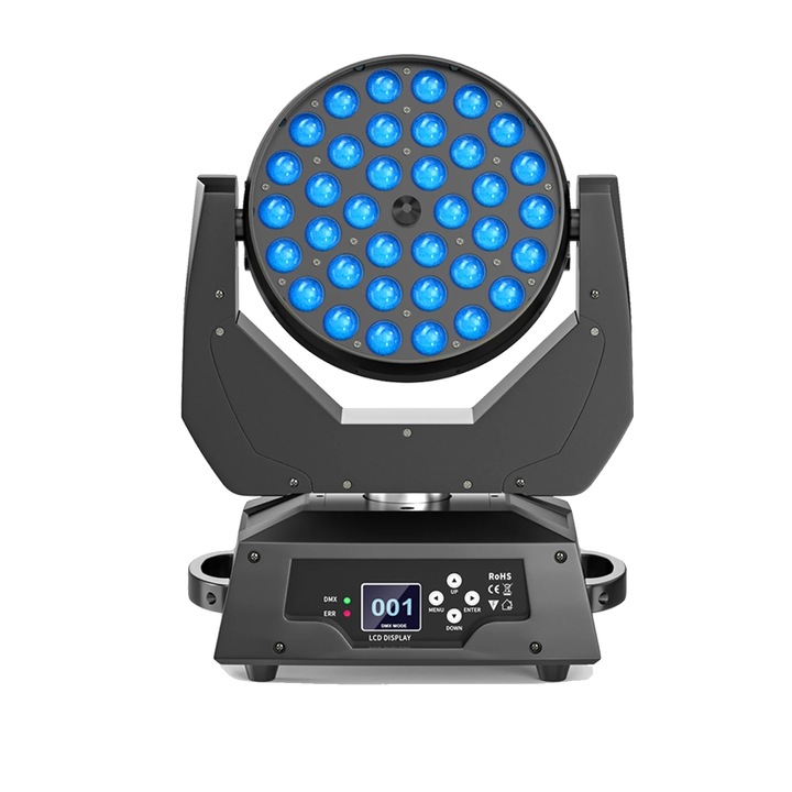 Lumina mobila, ecran tactil LCD, unghi de zoom ajustabil, 1 x lumina, priza EU