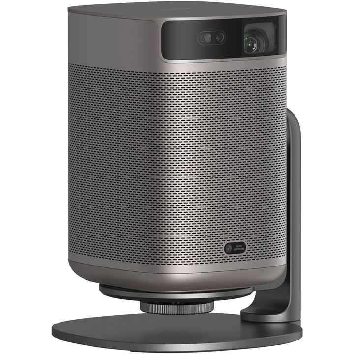 Преносим видеопроектор Xgimi MoGo 2 Pro 1080p + Mногоъгълна стойка, Android TV, 400 ISO, Aвтофокус, WiFi, Bluetooth, USB-C захранване