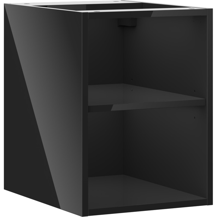 Dulap deschis Mexen Box-A, 35x44.2x47cm, negru lucios
