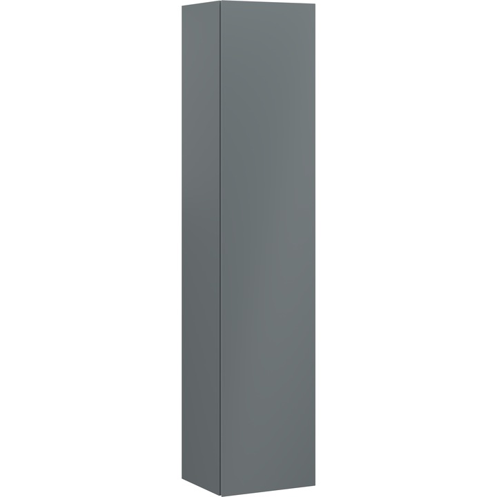Dulap Mexen Orio, 1 usa, grafit mat, 35x30x160cm