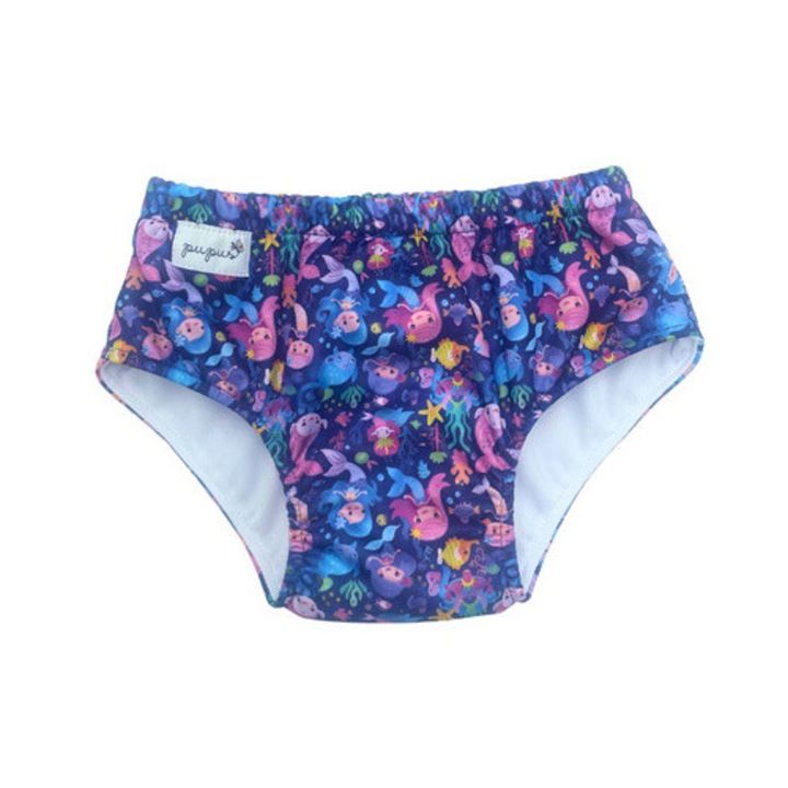 Chiloti de antrenament Pupus, "Sirene", 1 set, colorat, M