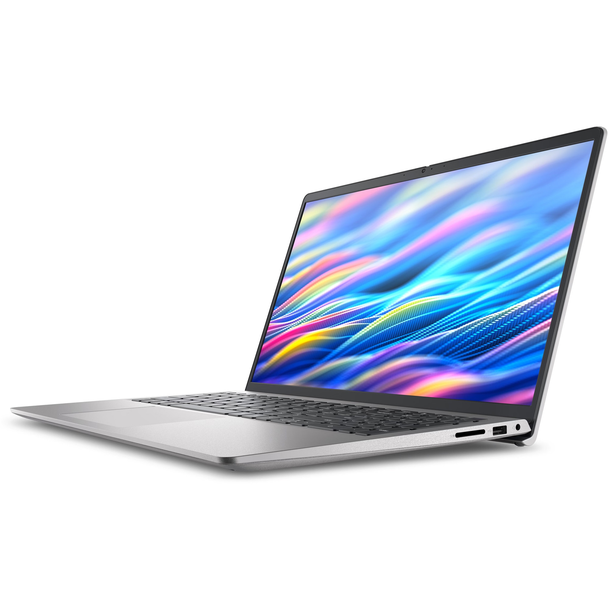 Laptop DELL 15.6'' 15 DC15250, FHD 120Hz, Procesor Intel® Core™ i7-1355U (12M Cache, up to 5.00 GHz), 16GB DDR4, 1TB SSD, Intel Integrated Graphics, Linux, Platinum Silver, 3Yr ProSupport