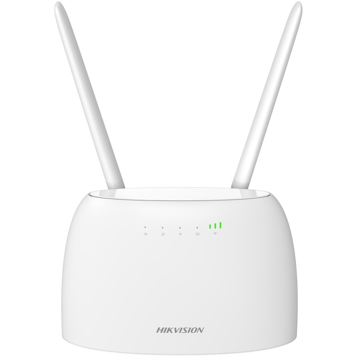 Router Wireless Hikvision DS-3WR4G12, AC1200,4G, Dual band, 3000Mbps, Wi-Fi 6