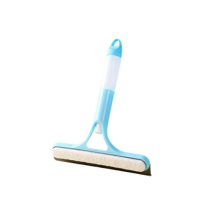 Многофункционална чистачка за прозорци 3 в 1, бежова, светлосиня, бяла, със спрей, различни размери