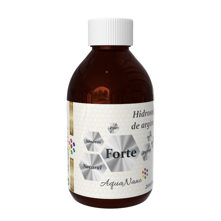 Lotiune de corp, AquaNano-Forte, Hidrosol de argint, 30ppm, 200mL, unisex