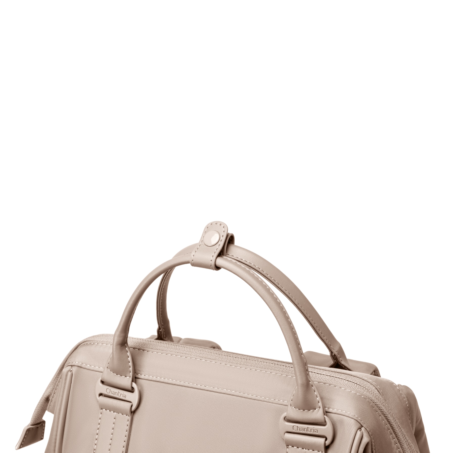 Rucsac dama laptop 16L cu 13 buzunare, elegant, bej si impermeabil Chantria CB00788khaki