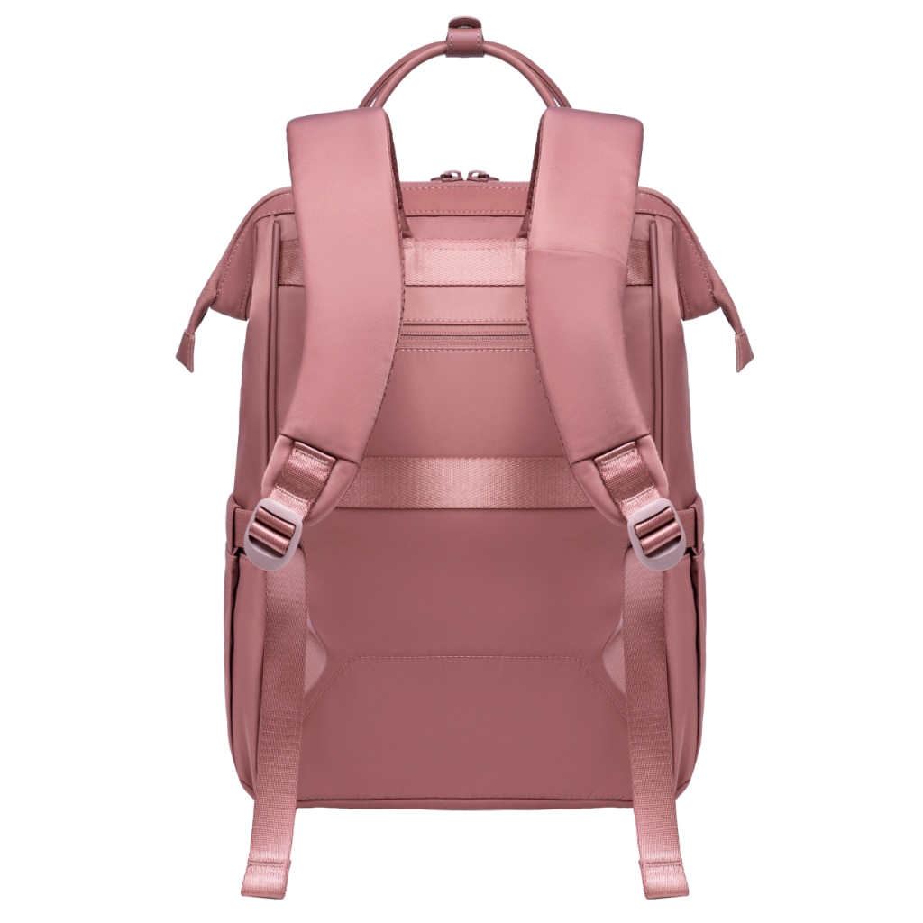 Rucsac dama laptop 16L cu 13 compartimente, stil elegant si design impermeabil Chantria CB00788rose